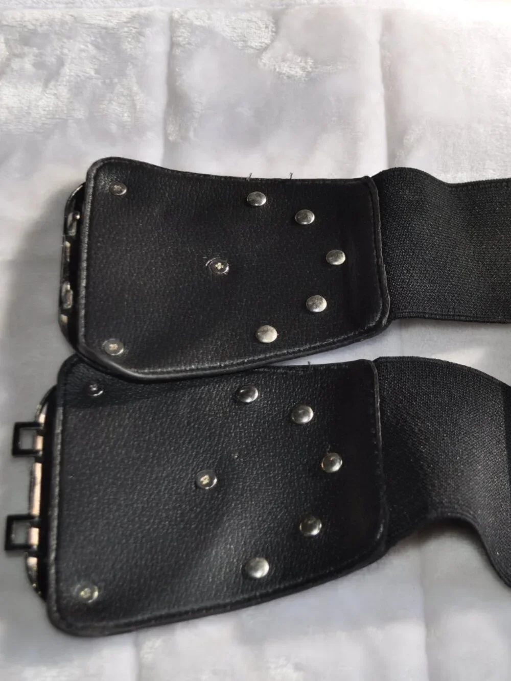 Women's Belt retro vintage Stretchy Cinch Belt 3 Inch Wide High Waist black